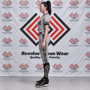 Grey Pinstripe Māori Baseball Uniform - Image 4
