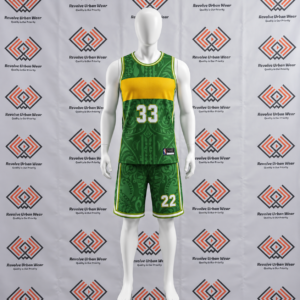 Alternative view of Best Custom Green Basketball Uniform
