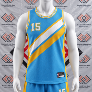 Best Custom Blue Basketball Uniform - Image 4