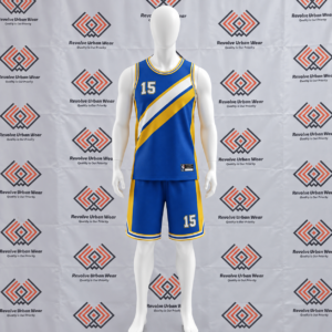 Alternative view of Best Custom Royal Blue Basketball Uniform