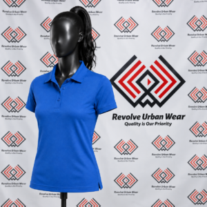 Custom Polo Shirt – Royal Blue Solid | Your Logo & Colors