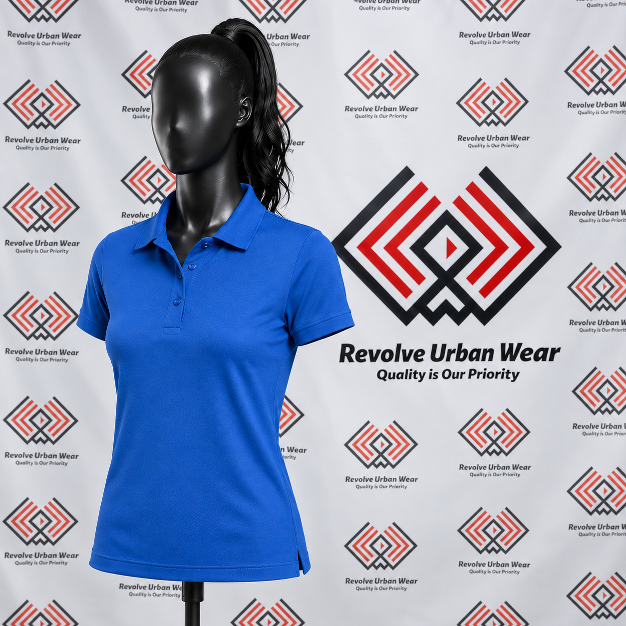 Custom Polo Shirt – Royal Blue Solid | Your Logo & Colors