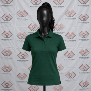 Alternative view of Custom Polo Shirt – Green | Your Logo & Colors