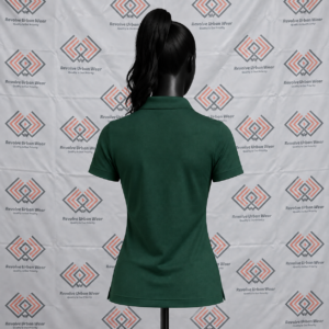 Custom Polo Shirt – Green | Your Logo & Colors - Image 3