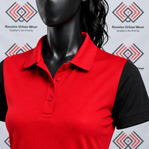 Custom Polo Shirt – Black & Red | Your Logo & Colors - Image 5