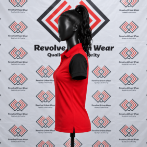 Custom Polo Shirt – Black & Red | Your Logo & Colors - Image 4