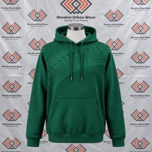 Alternative view of Green Tribal Custom Hoodie