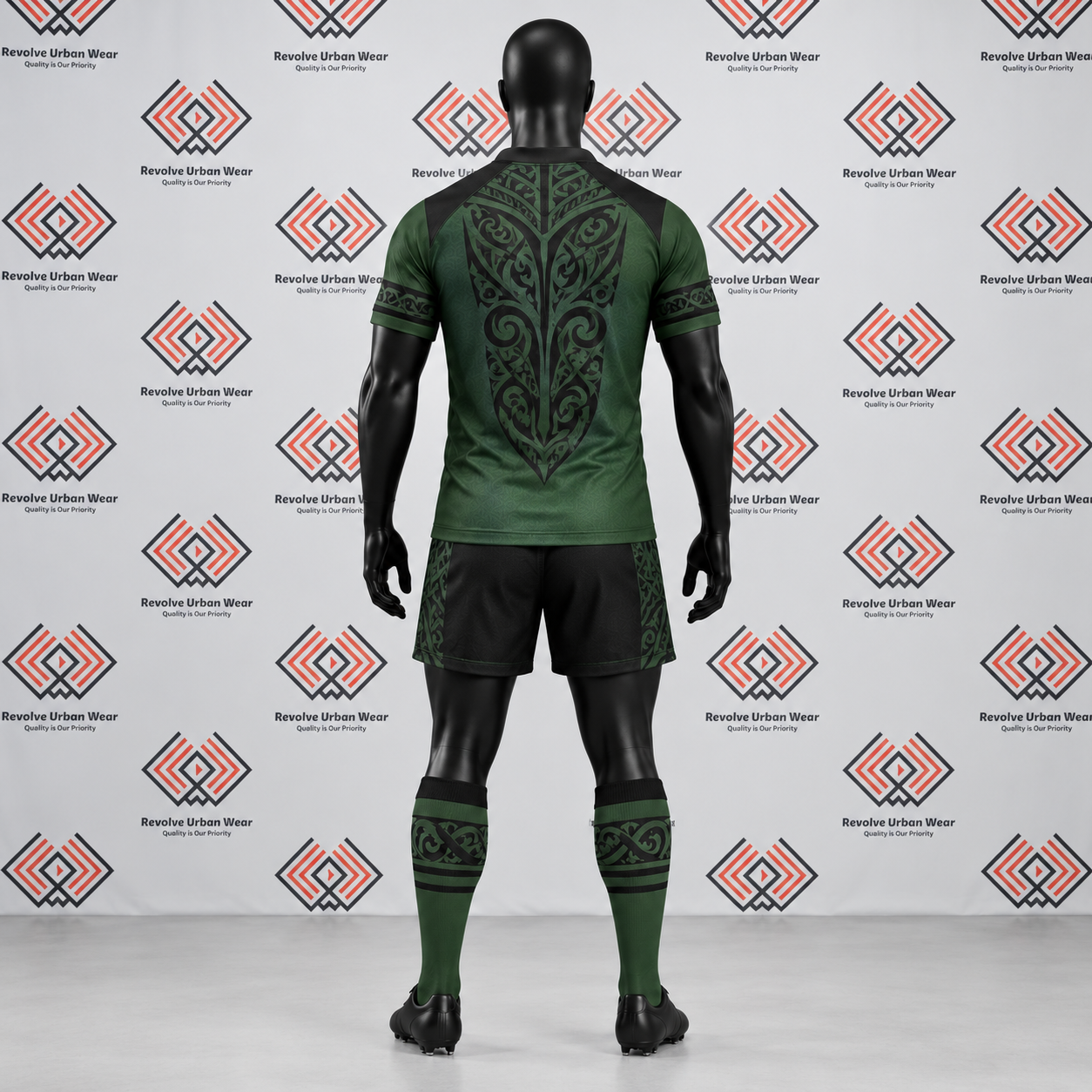 Green & Black Māori Rugby Union Uniform - Image 3