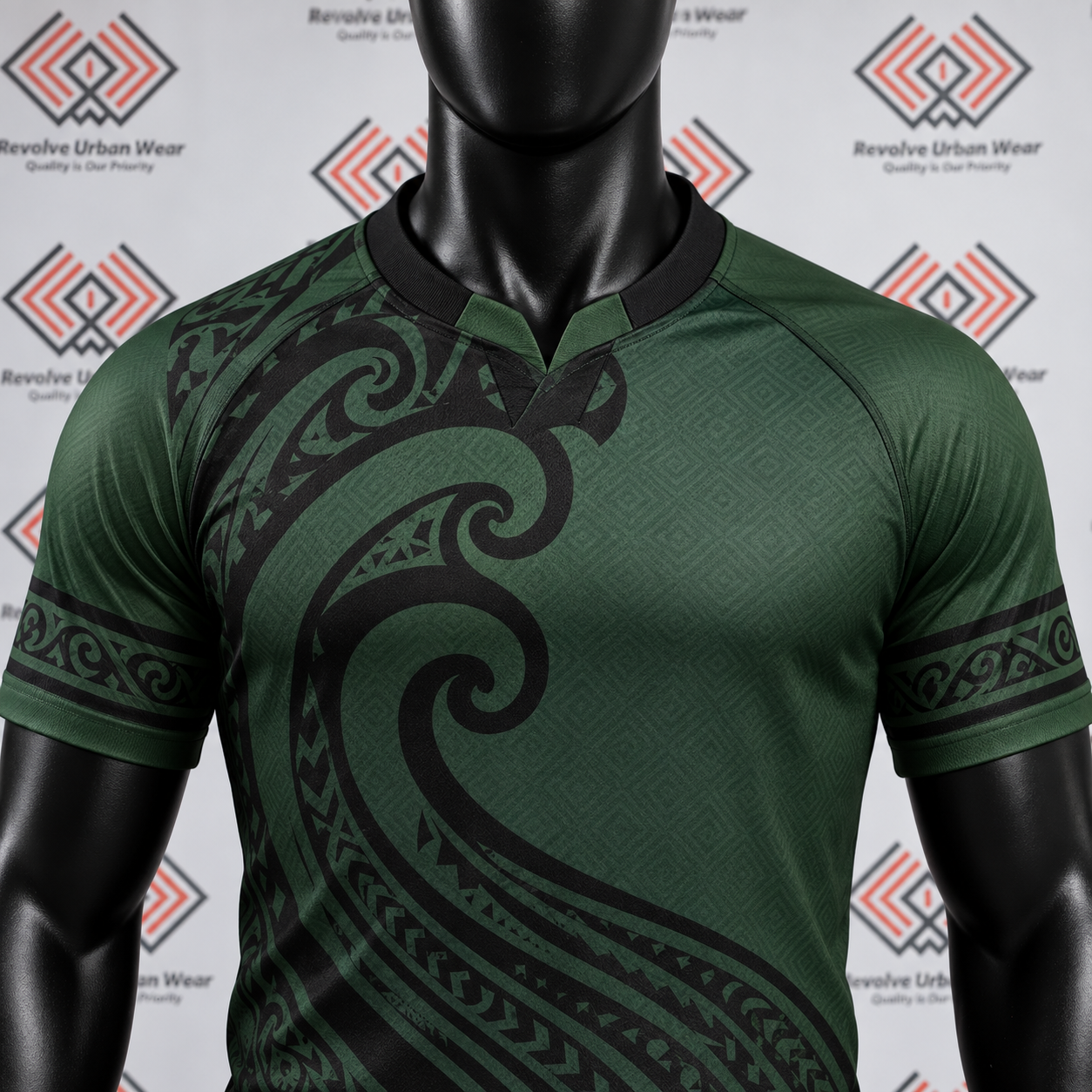 Green & Black Māori Rugby Union Uniform - Image 5