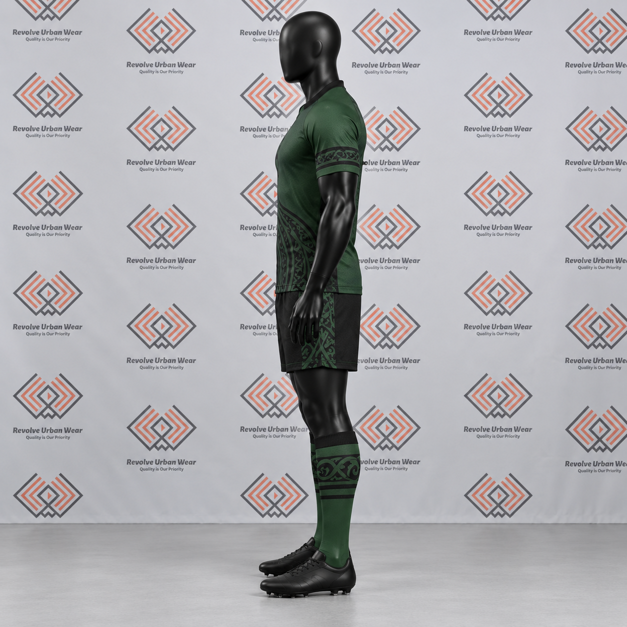 Green & Black Māori Rugby Union Uniform - Image 4