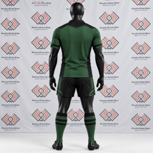 Green & Black Chevron Rugby Union Team Kit - Image 3