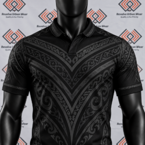 Custom Black Māori Rugby Union Team Kit - Image 5
