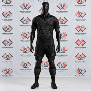 Alternative view of Custom Black Māori Rugby Union Team Kit
