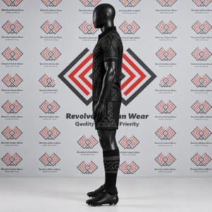 Custom Black Māori Rugby Union Team Kit - Image 4