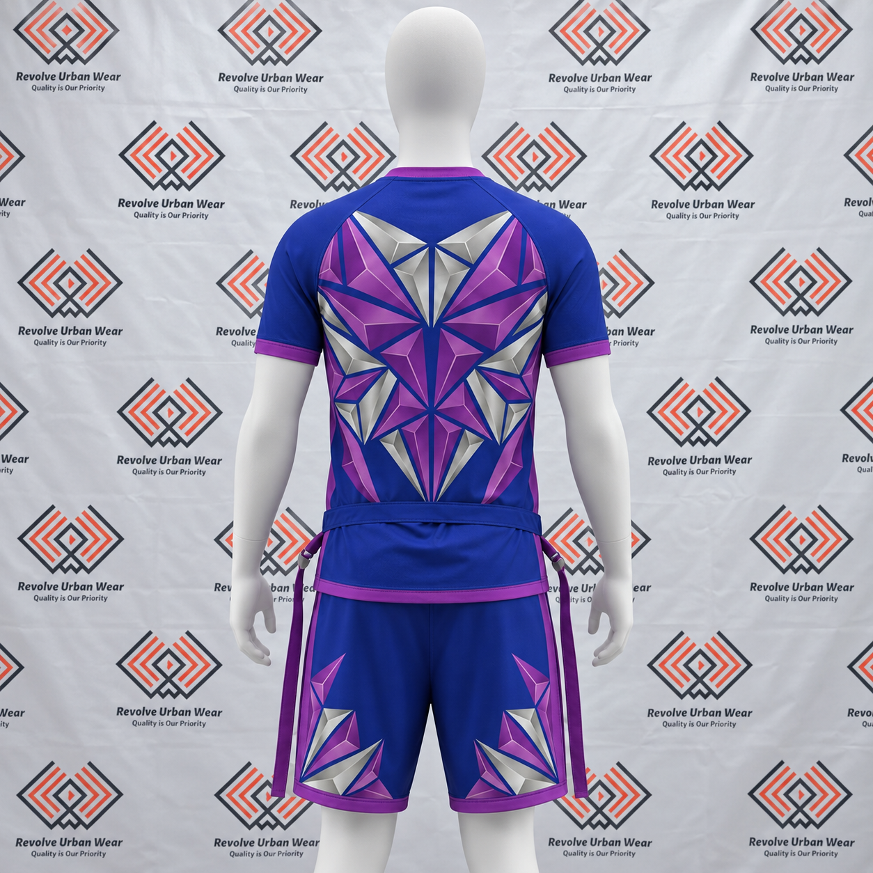 Blue Purple Custom Flag Football Kit - Image 3