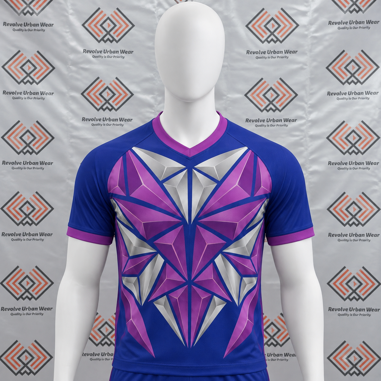 Blue Purple Custom Flag Football Kit - Image 5