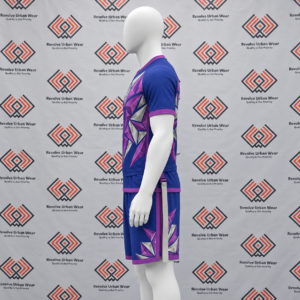 Blue Purple Custom Flag Football Kit - Image 4