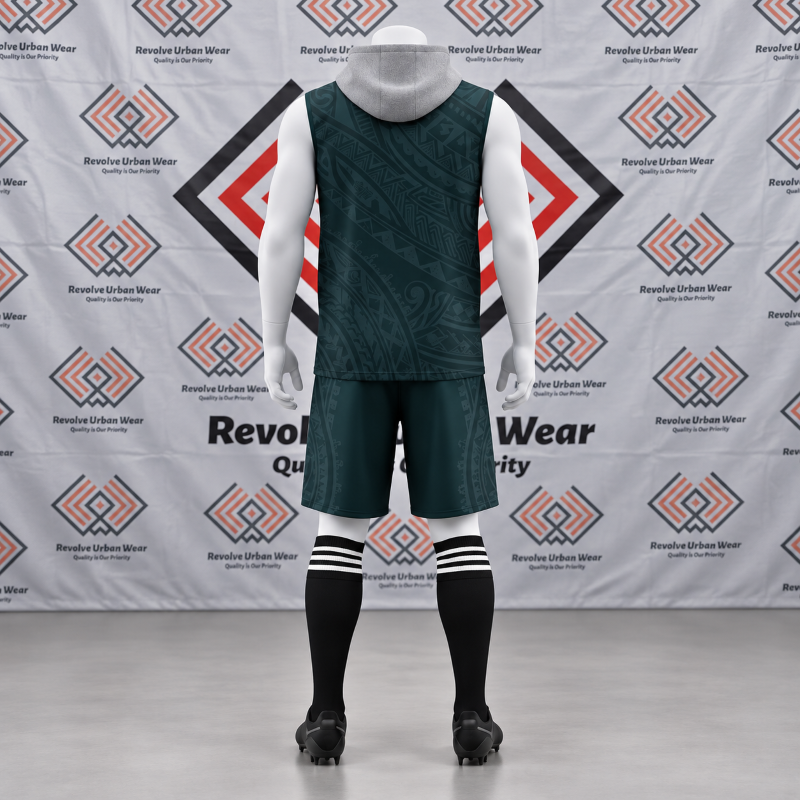 Best Custom Dark Green Tribal 7v7 Uniform - Image 3