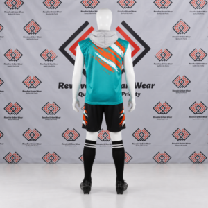 Best Custom Teal 7v7 Hood Set - Image 3