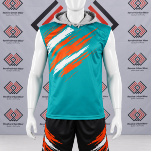 Best Custom Teal 7v7 Hood Set - Image 5