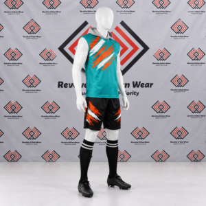 Best Custom Teal 7v7 Hood Set