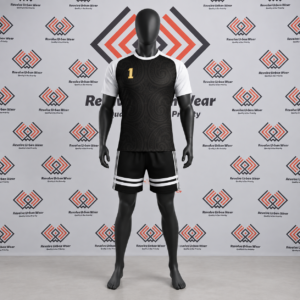 Alternative view of Best Custom Black Rugby League Uniform