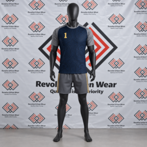 Alternative view of Best Custom Navy Rugby League Uniform