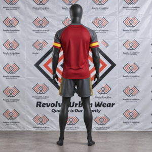 Best Custom Red Rugby League Uniform - Image 3