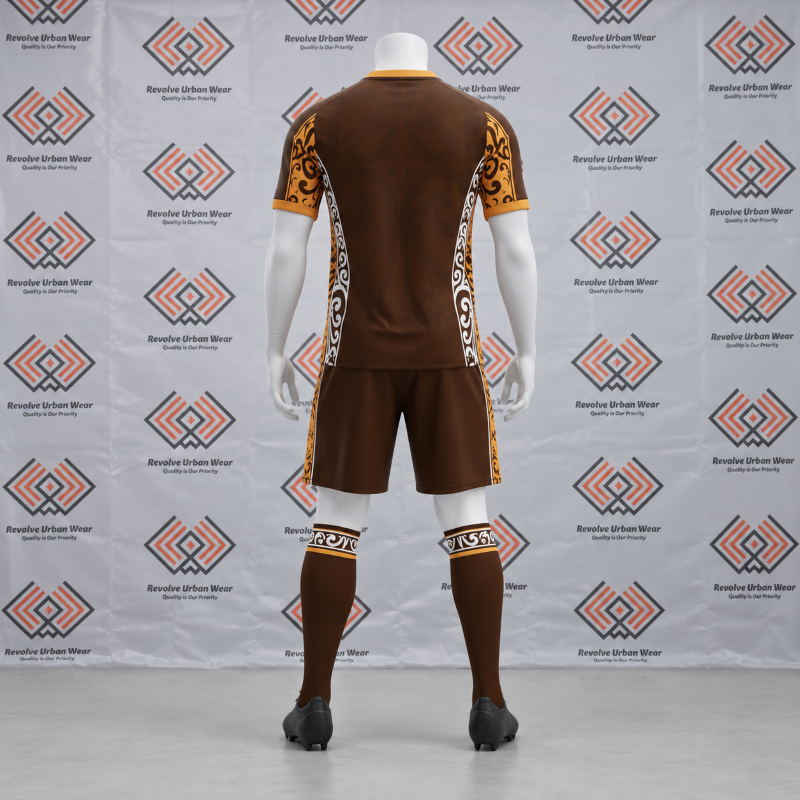 Brown Custom Tribal Soccer Kit - Image 3