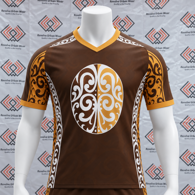 Brown Custom Tribal Soccer Kit - Image 5