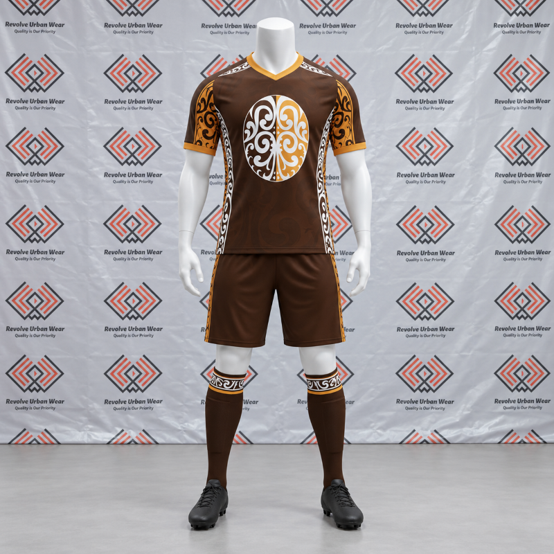 Brown Custom Tribal Soccer Kit - Image 2
