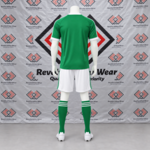 Green White Custom Soccer Kit - Image 3