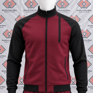 Best Custom Maroon and Black Tracksuit - Image 5
