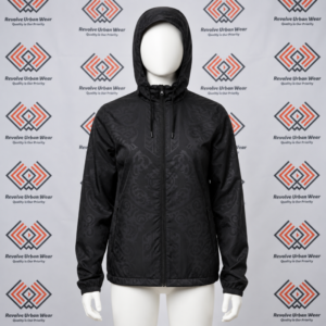 Alternative view of Best Custom Black Windbreaker Jacket