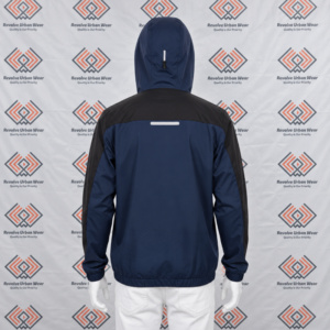 Navy Black Custom Windbreaker - Image 3